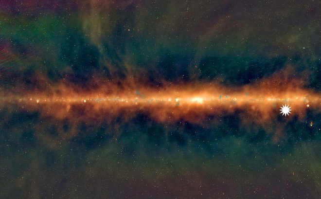 Hình ngôi sao trong ảnh minh họa cho vật thể bí ẩn trong vũ trụ. Ảnh: CNN