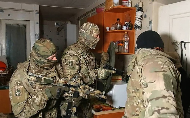 Thành viên lực lượng FSB. Ảnh: TASS