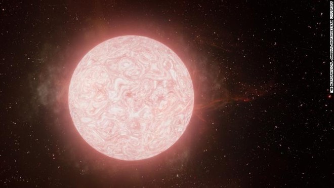 Lần đầu quan sát được ngôi sao khổng lồ giãy chết theo thời gian thực - Ảnh 1.