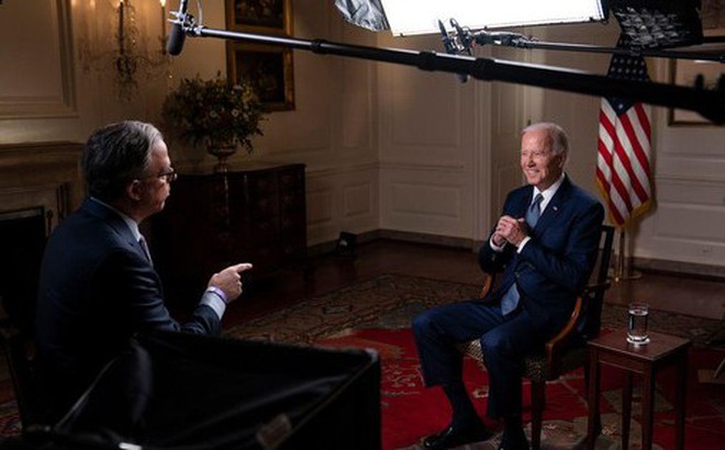 Tổng thống Mỹ Joe Biden trong cuộc trả lời phỏng vấn ngày 11/10. (Ảnh: CNN)