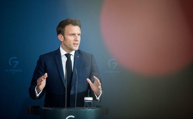 Tổng thống Pháp Emmanuel Macron. (Ảnh: Bloomberg)