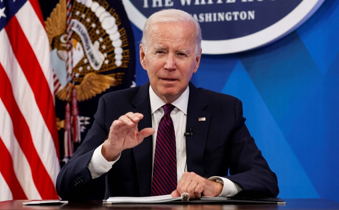 Tổng thống Joe Biden tại một sự kiện ở Nhà Trắng ngày 2/9. Ảnh: Reuters