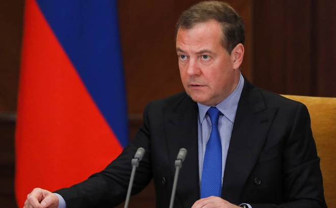 Phó Chủ tịch Hội đồng An ninh Nga Dmitry Medvedev. Ảnh: TASS