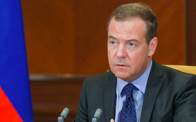 Phó Chủ tịch Hội đồng an ninh Nga Dmitry Medvedev. (Ảnh: Tass)