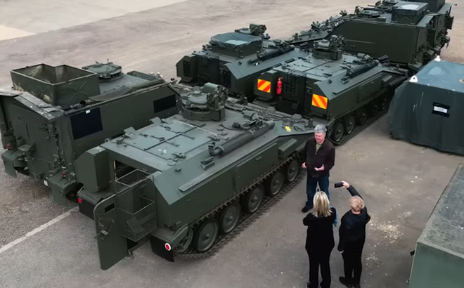 Những chiếc xe Spartan được mua cho quân đội Ukraine. Ảnh: Defence Blog