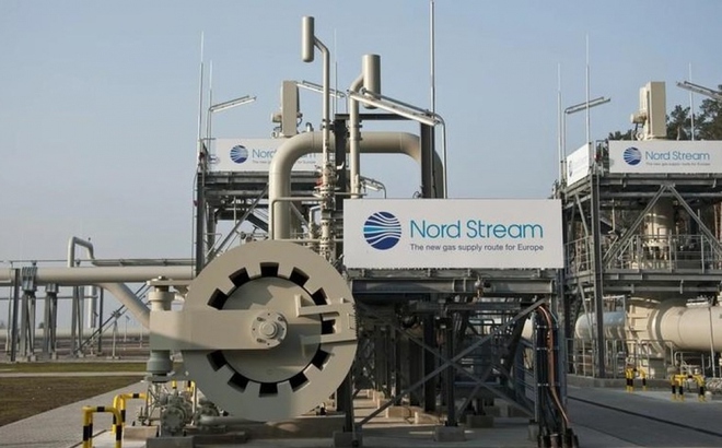 Một trạm tiếp nhận khí đốt của Dòng chảy phương Bắc 2 (Nord Stream 2) ở Đức. Ảnh: Reuters