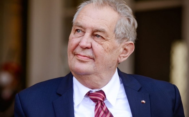 Tổng thống Czech Milos Zeman (Ảnh: expats.cz)