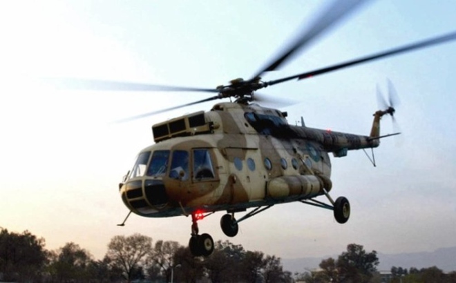 Một máy bay trực thăng hạng nặng Mi-17 do Nga sản xuất. (Ảnh: AP)