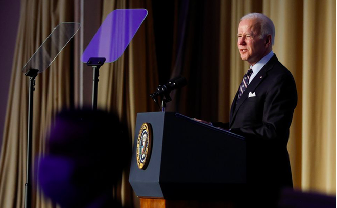 Tổng thống Mỹ Joe Biden. (Ảnh: Reuters)