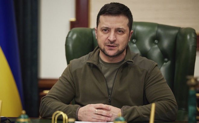 Tổng thống Ukraine Volodymyr Zelensky. (Ảnh: ITN)