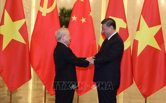 Tổng Bí thư, Chủ tịch Trung Quốc Tập Cận Bình đón Tổng Bí thư Nguyễn Phú Trọng