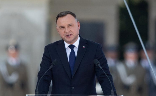 Tổng thống Ba Lan Andrzej Duda. Ảnh: Reuters