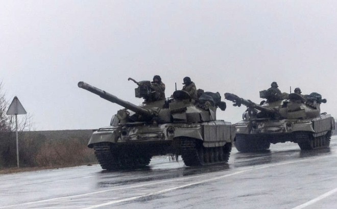 Xe tăng của quân đội Ukraine. Ảnh: Reuters.