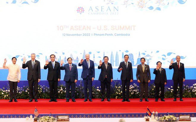 Các lãnh đạo ASEAN - Mỹ thông qua Tuyên bố chung thiết lập quan hệ Đối tác chiến lược toàn diện - Ảnh: D.GIANG