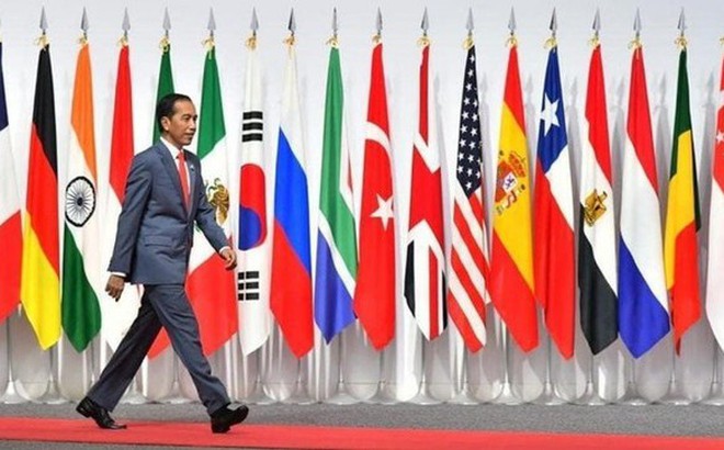 Tổng thống Indonesia thúc giục phương Tây hạ giọng về Nga tại thượng đỉnh G20. Ảnh: AP