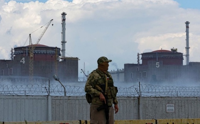 Nhà máy điện hạt nhân Zaporizhzhia do Nga kiểm soát ở vùng Zaporizhzhia, Ukraine. (Ảnh: Reuters)