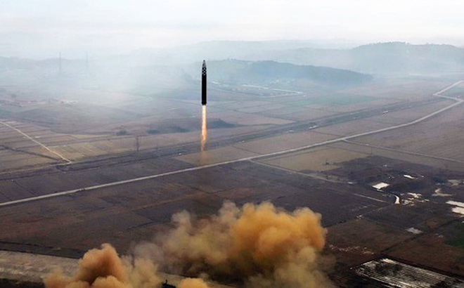 Triều Tiên cho biết nước này đã thử ICBM mới nhất có tên Hwasong-17 vào hôm 18-11 - Ảnh: KCNA