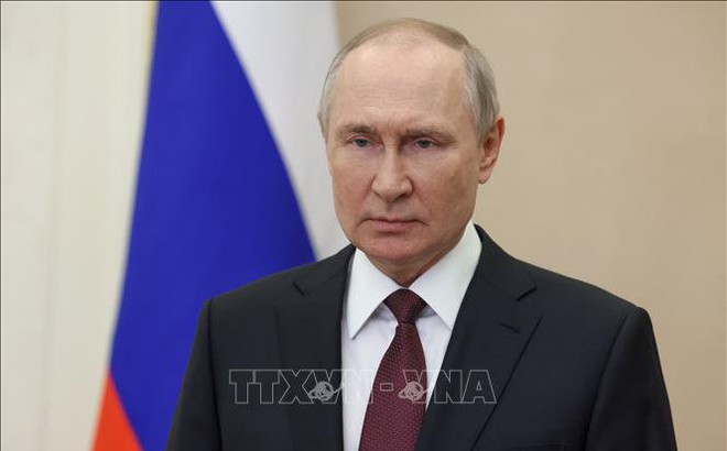 Tổng thống Nga Vladimir Putin tại một sự kiện ở Moskva ngày 10/11/2022. Ảnh: AFP/TTXVN