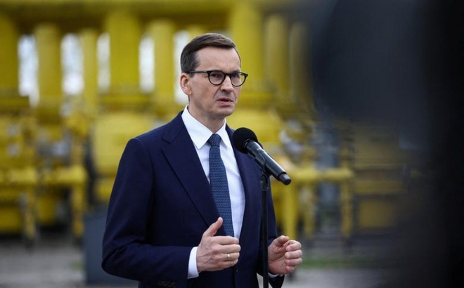 Thủ tướng Ba Lan Mateusz Morawiecki. Ảnh: Reuters