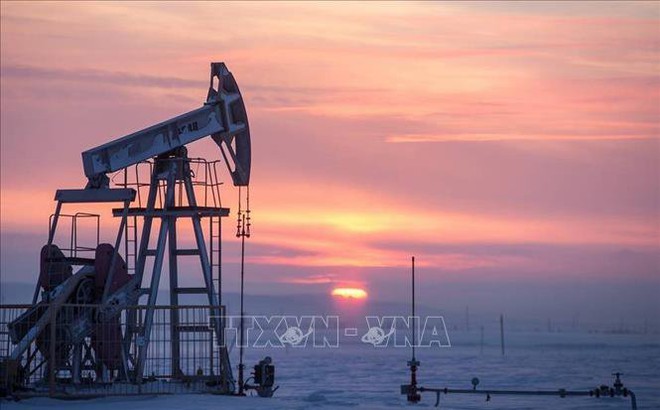 Một giàn khoan dầu tại Almetyevsk, Nga. Ảnh minh họa: TASS/TTXVN