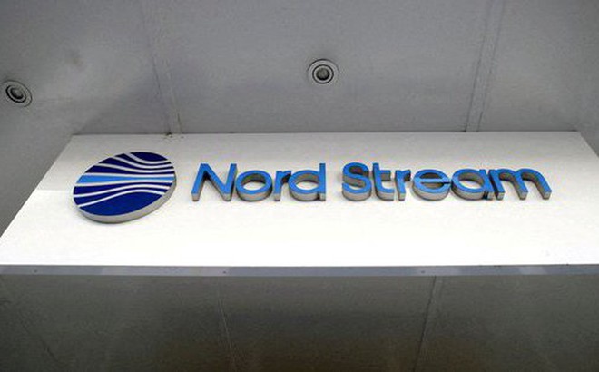 Logo Nord Stream trước trụ sở của Nord Stream AG ở Zug - Thụy Sĩ - Ảnh: REUTERS
