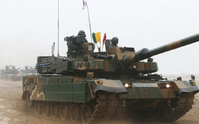 Xe tăng K2 Black Panther của Hàn Quốc. Ảnh: hani.co.kr