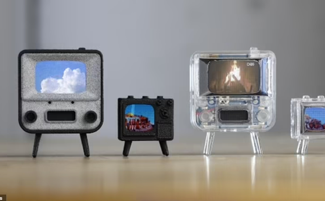 Các mẫu tivi siêu nhỏ vừa được Công ty điện tử TinyCircuits (Nhật Bản) giới thiệu