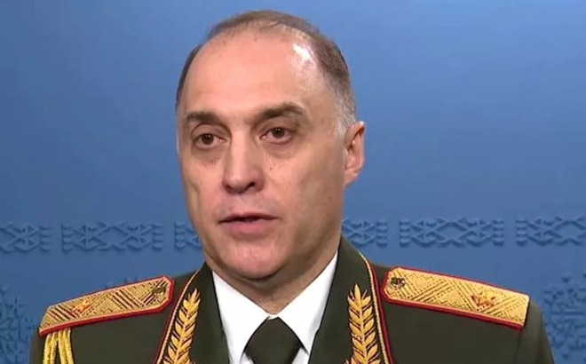 Thư ký Hội đồng An ninh Belarus Alexander Volfovich. Ảnh: Newsweek