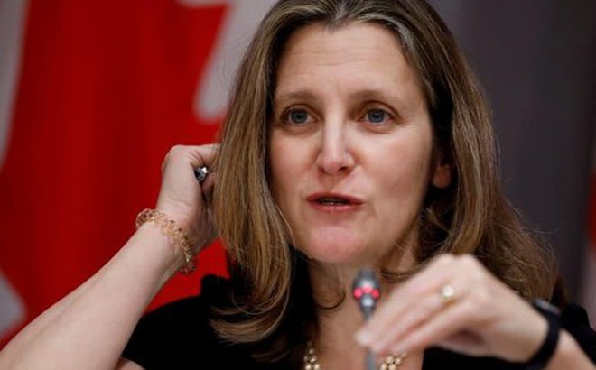 Bà Chrystia Freeland. Ảnh: Reuters