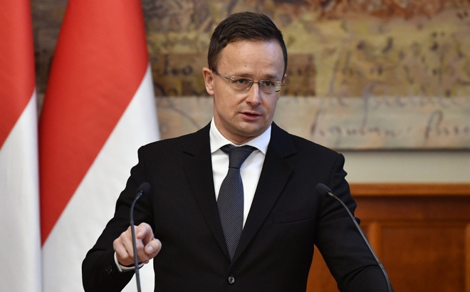 Bộ trưởng Ngoại giao Hungary Peter Szijjarto. Ảnh: Hungary News
