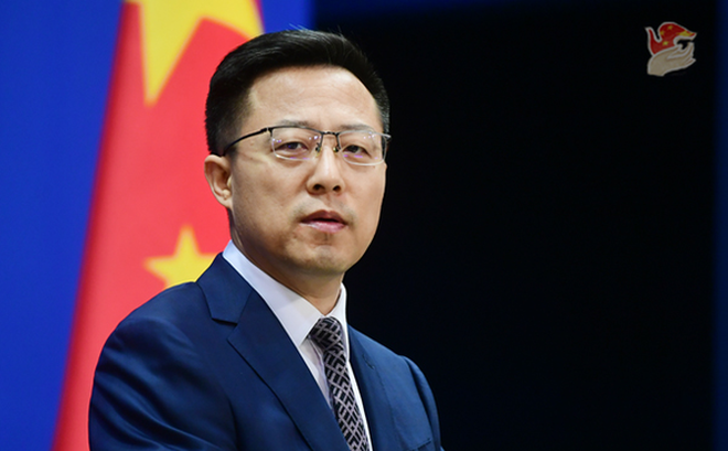 Người phát ngôn Bộ Ngoại giao Trung Quốc Triệu Lập Kiên - Ảnh: Bộ Ngoại giao Trung Quốc