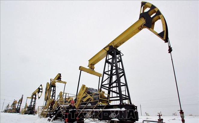 Cơ sở khai thác dầu ở Izhevsk, gần Ural (Nga). Ảnh: REUTERS/TTXVN