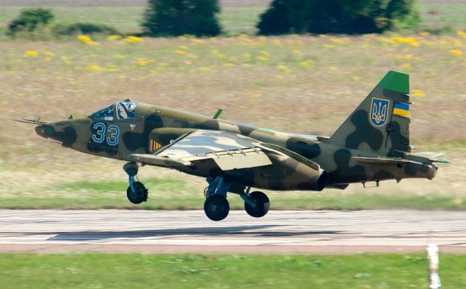 Tiêm kích Su-25. Ảnh: Tass