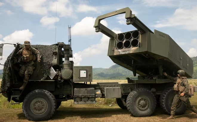 Hệ thống HIMARS. Ảnh: AFP