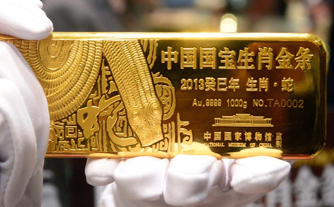 Trung Quốc lần đầu tiên bổ sung vào kho dự trữ vàng kể từ năm 2019. Ảnh: AFP/GETTY IMAGES