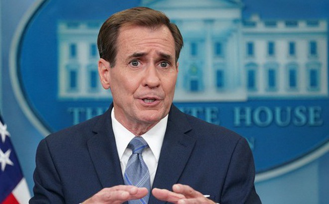 Người phát ngôn Hội đồng An ninh quốc gia Mỹ (NSC) John Kirby - Ảnh: REUTERS