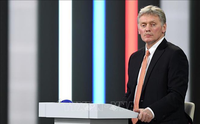 Người phát ngôn Điện Kremlin Dmitry Peskov phát biểu tại một cuộc họp báo ở Moskva. Ảnh: AFP/TTXVN