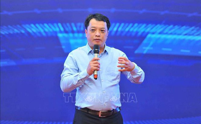 Viện trưởng Viện Chiến lược Chuyển đổi số Lê Nguyễn Trường Giang. Ảnh: Minh Đức/TTXVN