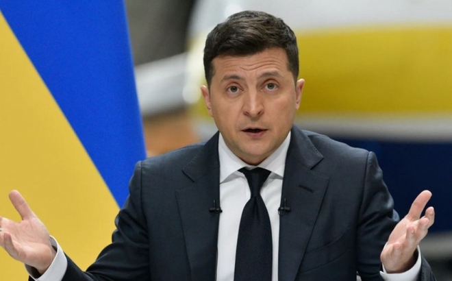 Tổng thống Ukraine Zelensky. Ảnh: Sputnik