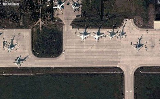 Hình ảnh vệ tinh của căn cứ không quân Engels. Ảnh: Maxar