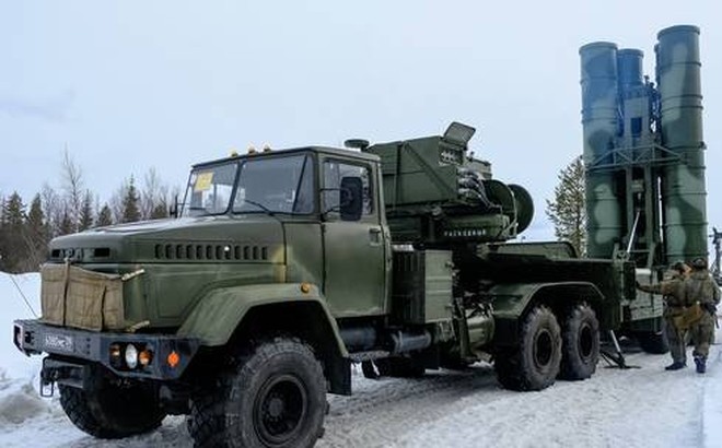 Hệ thống tên lửa phòng không (SAM) S-300 Favorit của Nga. Ảnh: Sputnik