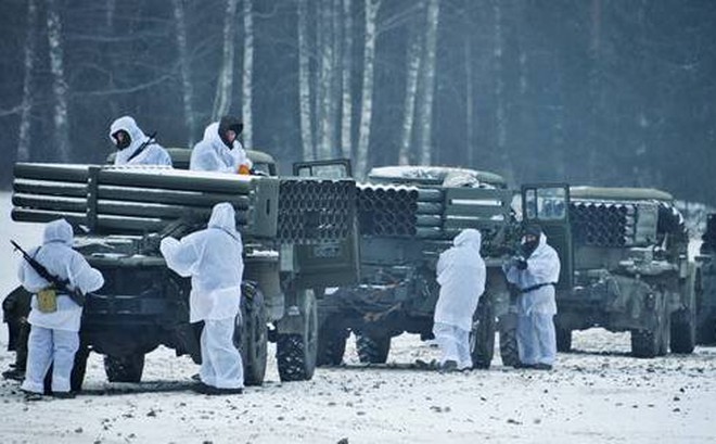Tân binh Nga tập luyện tại bãi tập ở ngoại ô Kostroma vào ngày 25/11/2022. Ảnh: Sputnik