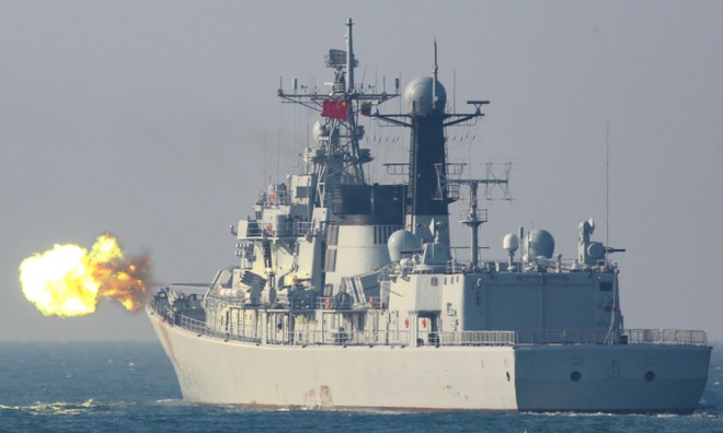 Trung Quốc rầm rộ tập trận cùng lúc trên ba vùng biển để dằn mặt đối thủ - Ảnh 2.