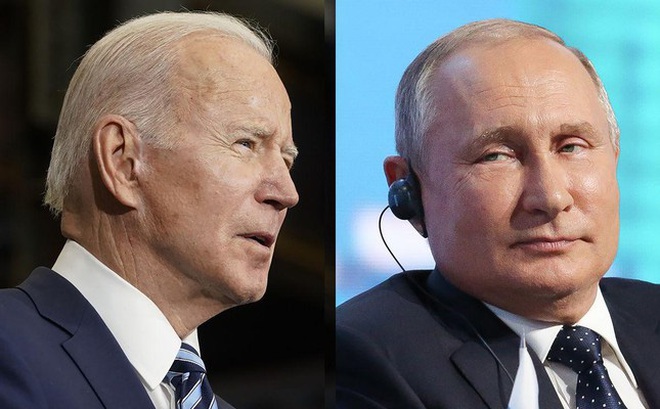 Tổng thống Nga Vladimir Putin và Tổng thống Mỹ Joe Biden. Ảnh: Bloomberg