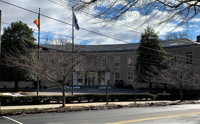 Khu trụ sở cũ của Đại sứ quán Bỉ ở số 3330 phố Garfield, thủ đô Washington DC, Mỹ.
