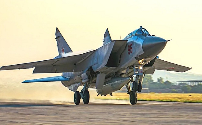 Máy bay MiG-31K của Không quân Nga.