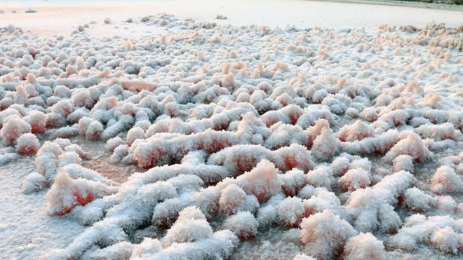 Hồ Muối Yuncheng - ‘Biển chết’ rực rỡ của Trung Quốc - Ảnh 4.