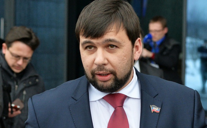 Người đứng đầu Cộng hòa Nhân dân Donetsk (DPR) tự xưng, ông Denis Pushilin . Ảnh: Sputnik