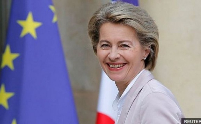 Chủ tịch Ủy ban châu Âu Ursula Von Der Leyen. Ảnh: Reuters