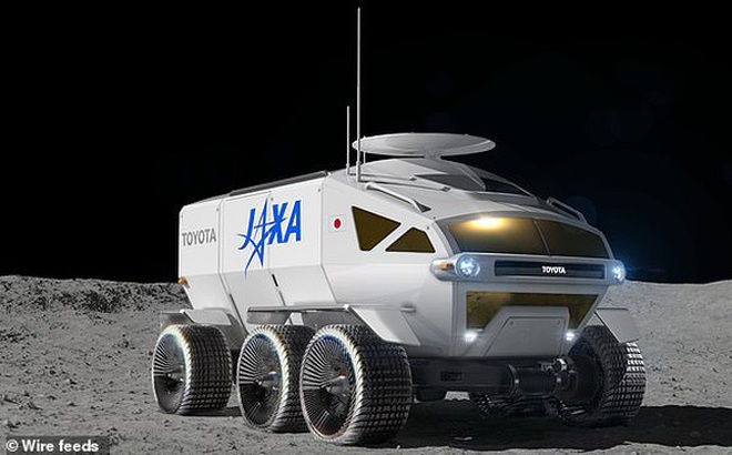 Phương tiện thám hiểm Mặt Trăng do Toyota và JAXA hợp tác phát triển (Ảnh: Wire feeds)